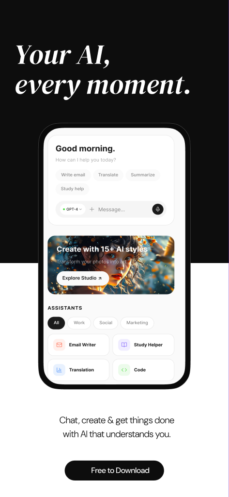 AI Deep Chat hero screenshot
